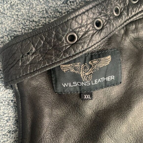 Wilsons Leather Protech Performance Chaps Genuine Leather Size XXL Made in USA - Picture 2 of 5